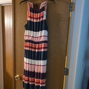 LOFT Strapless Maxi with Gathered Waist | Med - NWT